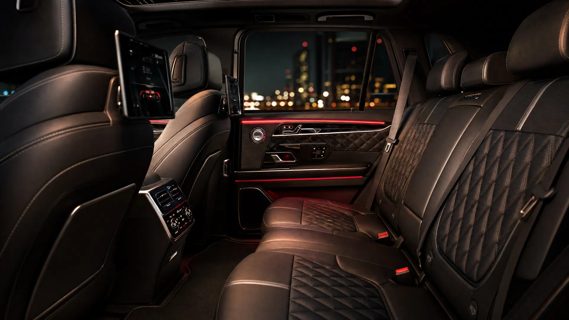 Luxury SUV interior