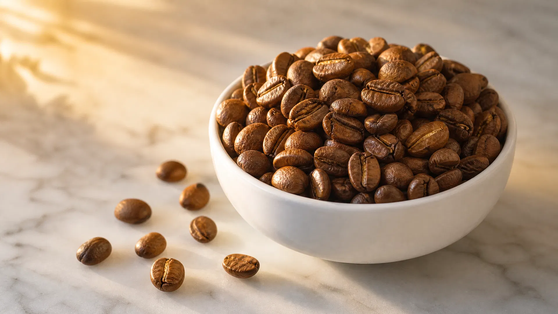 Granos de café Catimor Zénova