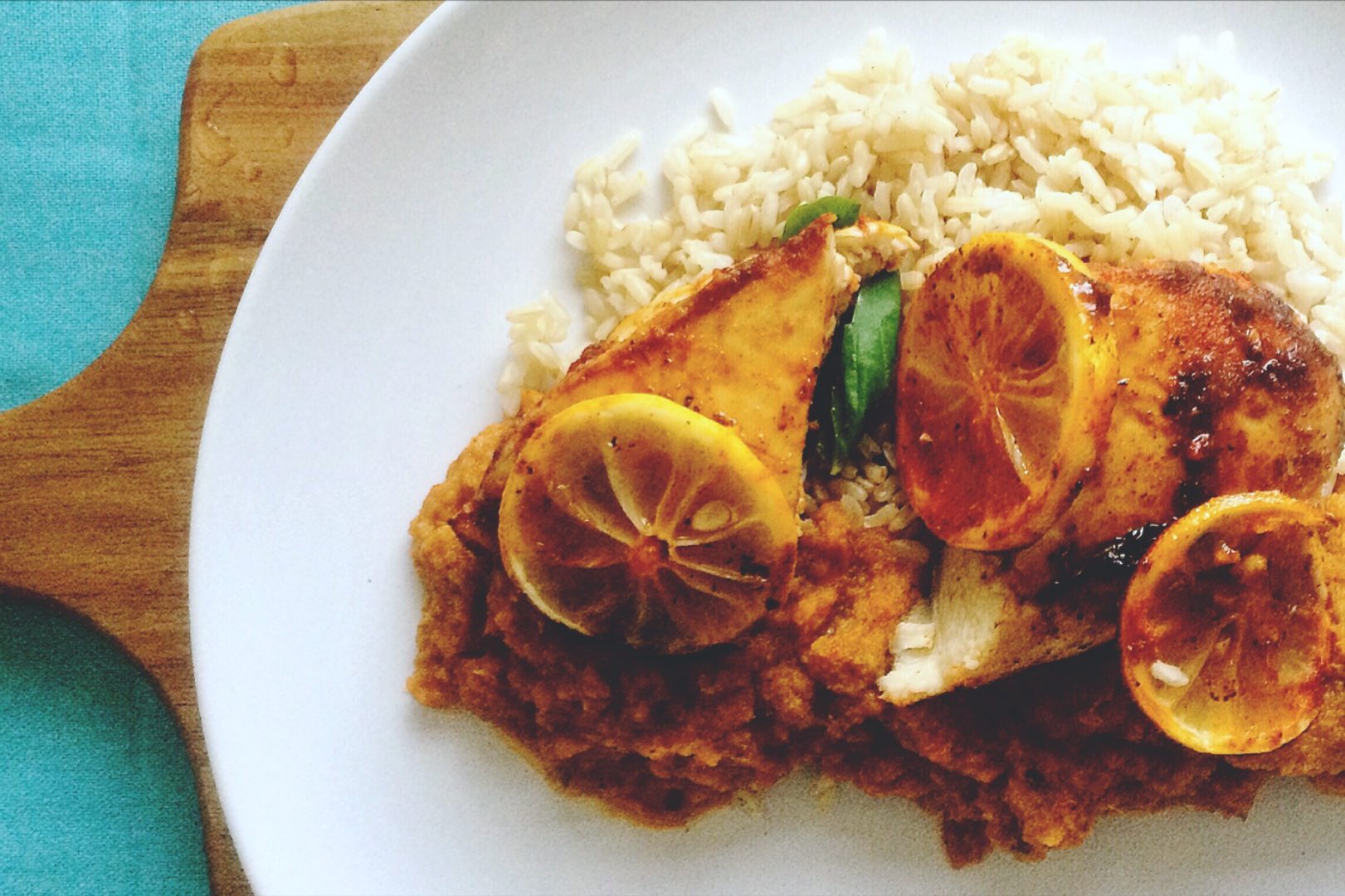 Grilled Tandoori Lemon Chicken Recipe