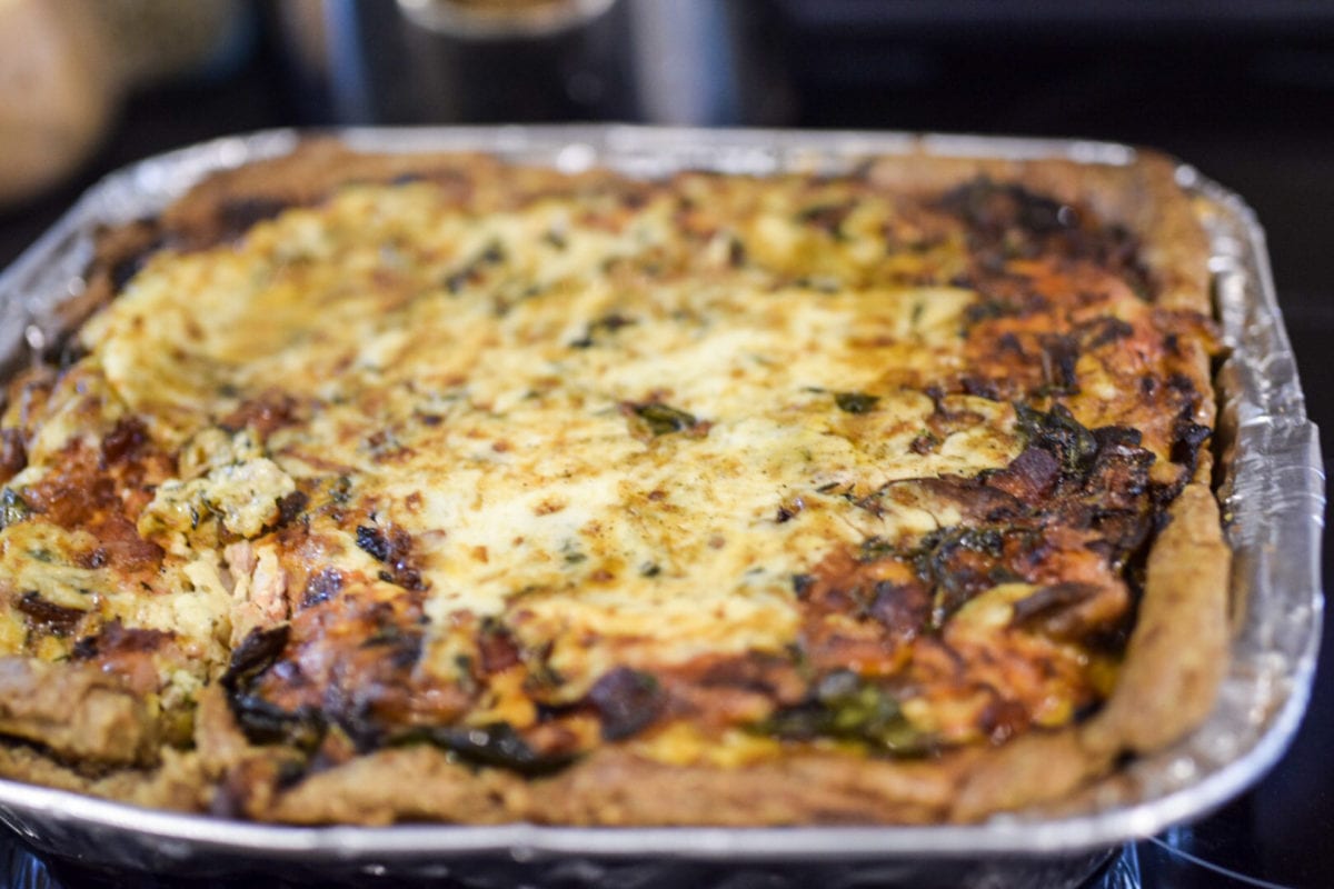 Seven Layer Monster Quiche Recipe – Serves 8