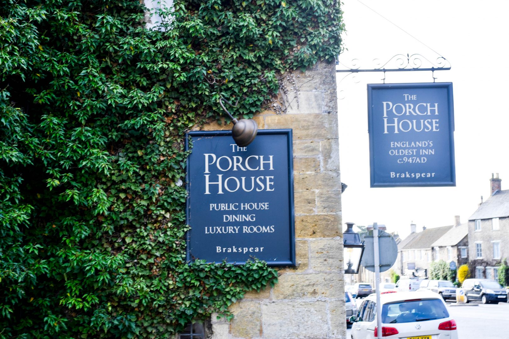 Porch House Pub Review, Stove-on-the-Wold, England