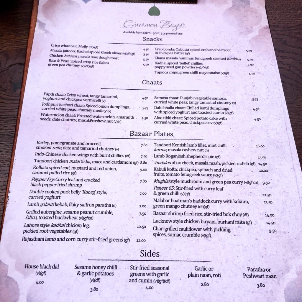 Cinnamon Bazaar Covent Garden