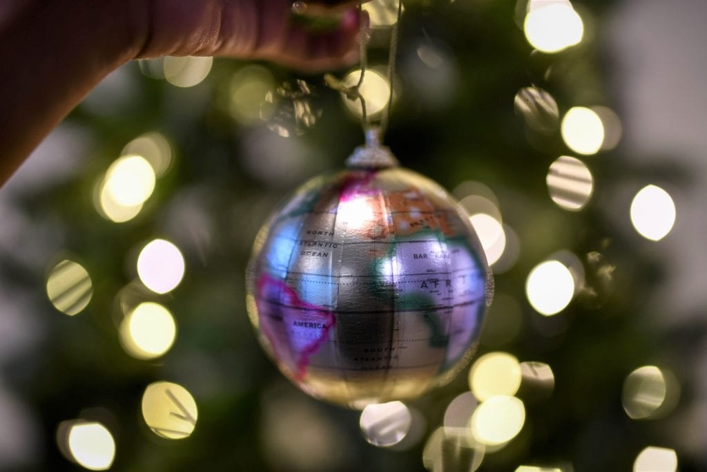 Ten Thousand Villages Garlands on My First Christmas Tree Ever