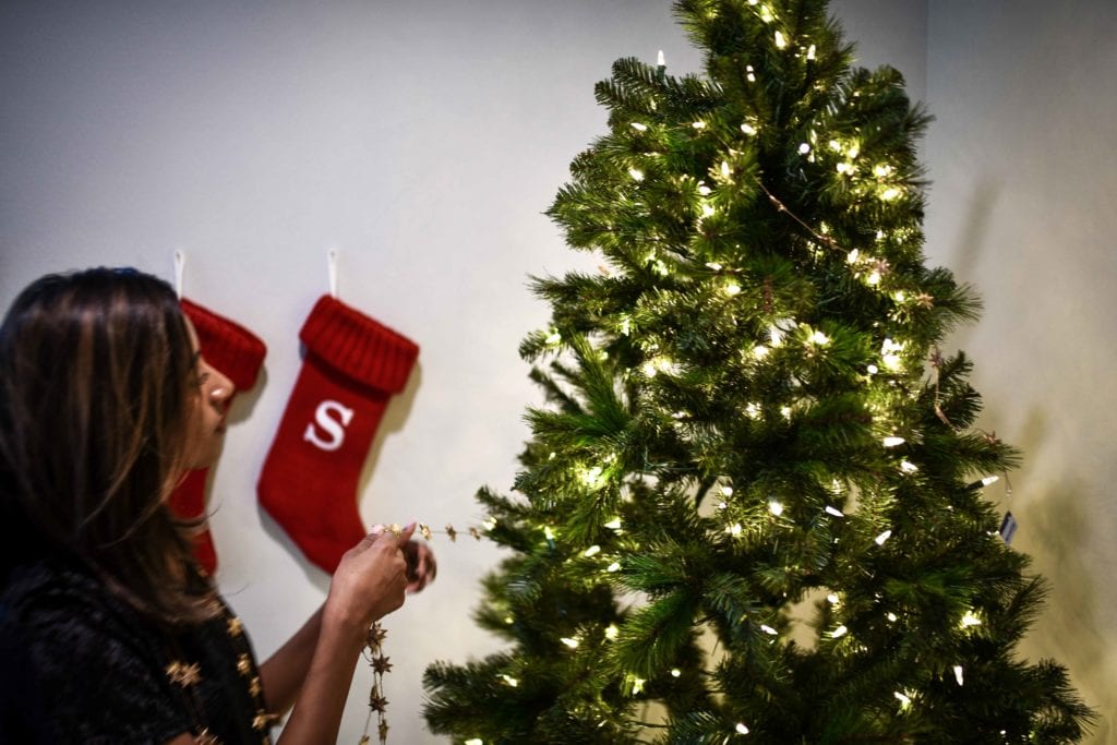 Ten Thousand Villages Garlands on My First Christmas Tree Ever