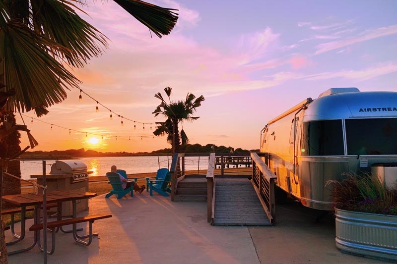Enjoy an Airstream Getaway at Matagorda Bay Nature Park, Texas