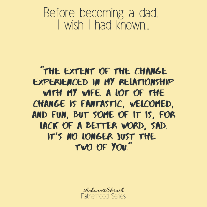 Fatherhood Series Part Two: What Is One Thing You Wish You Had Known?