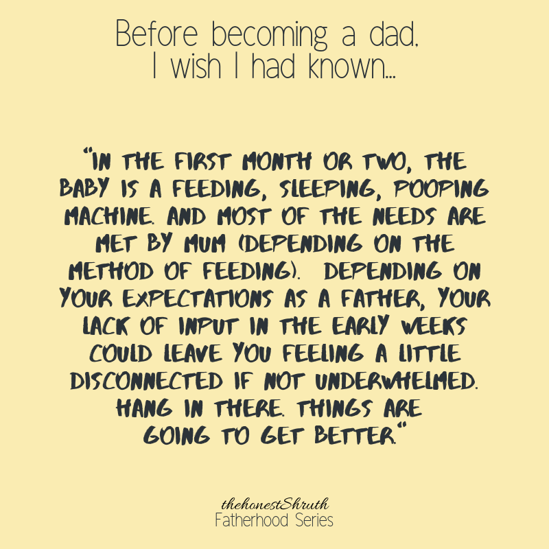Fatherhood Series Part Two: What Is One Thing You Wish You Had Known?