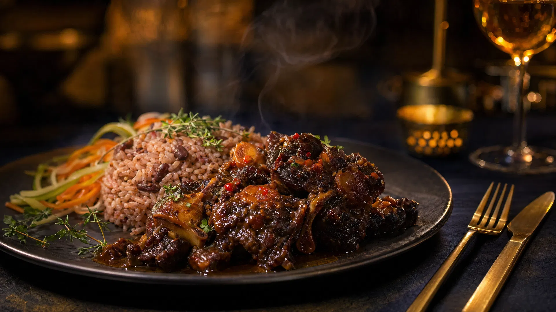 Tha Cafe signature oxtail dish