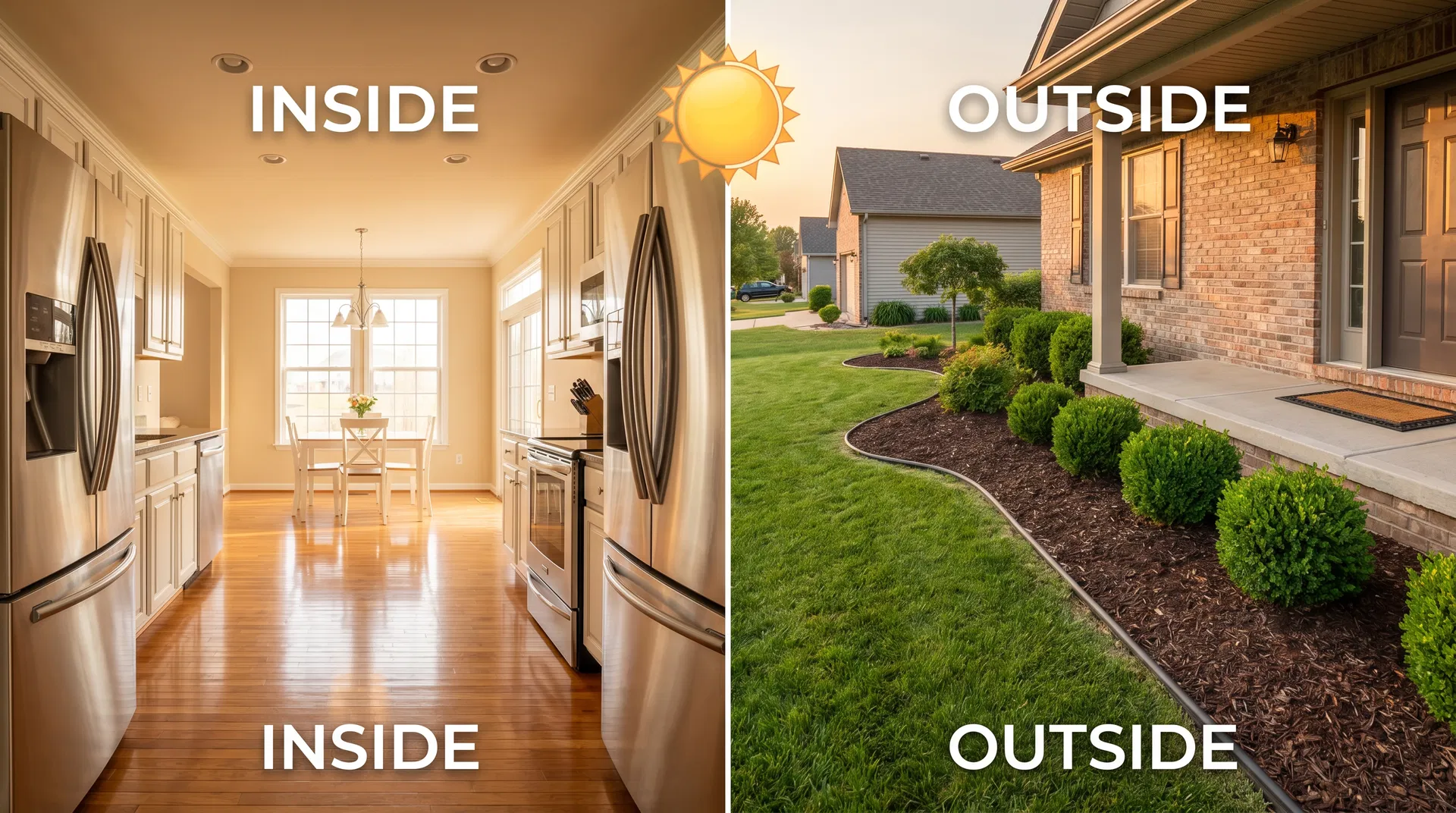 Inside and outside home preparation