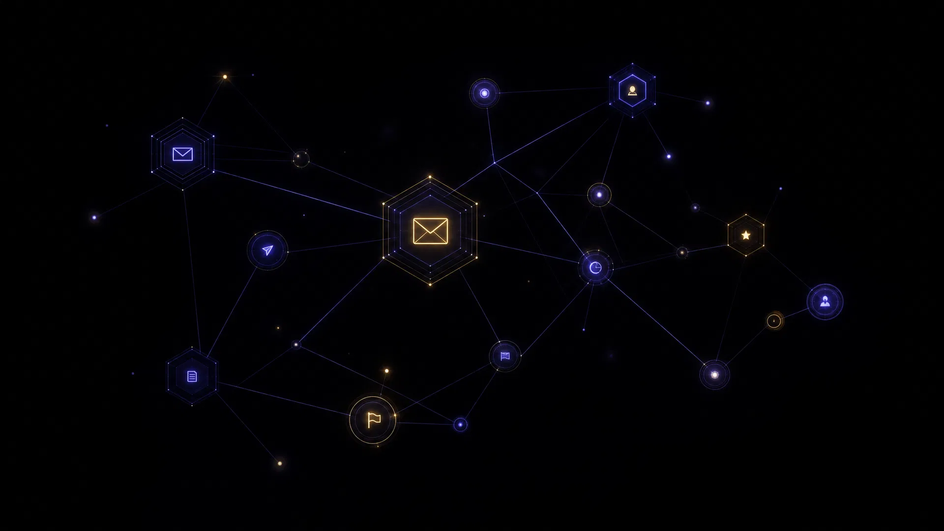 Labels network visual