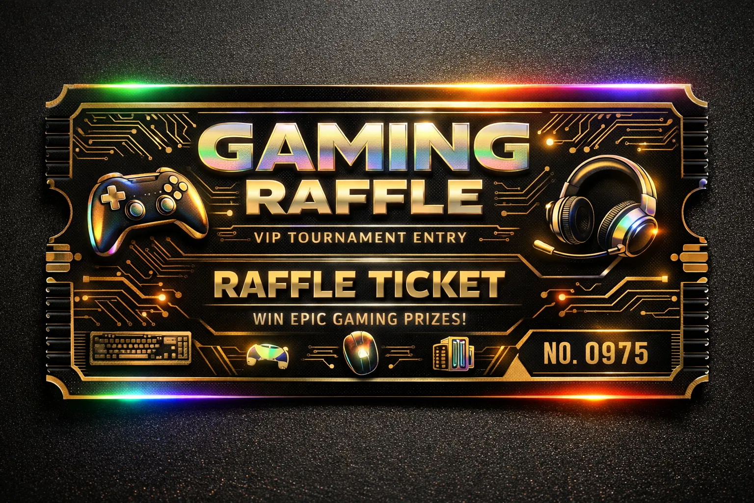 Ticket de sorteo VIP