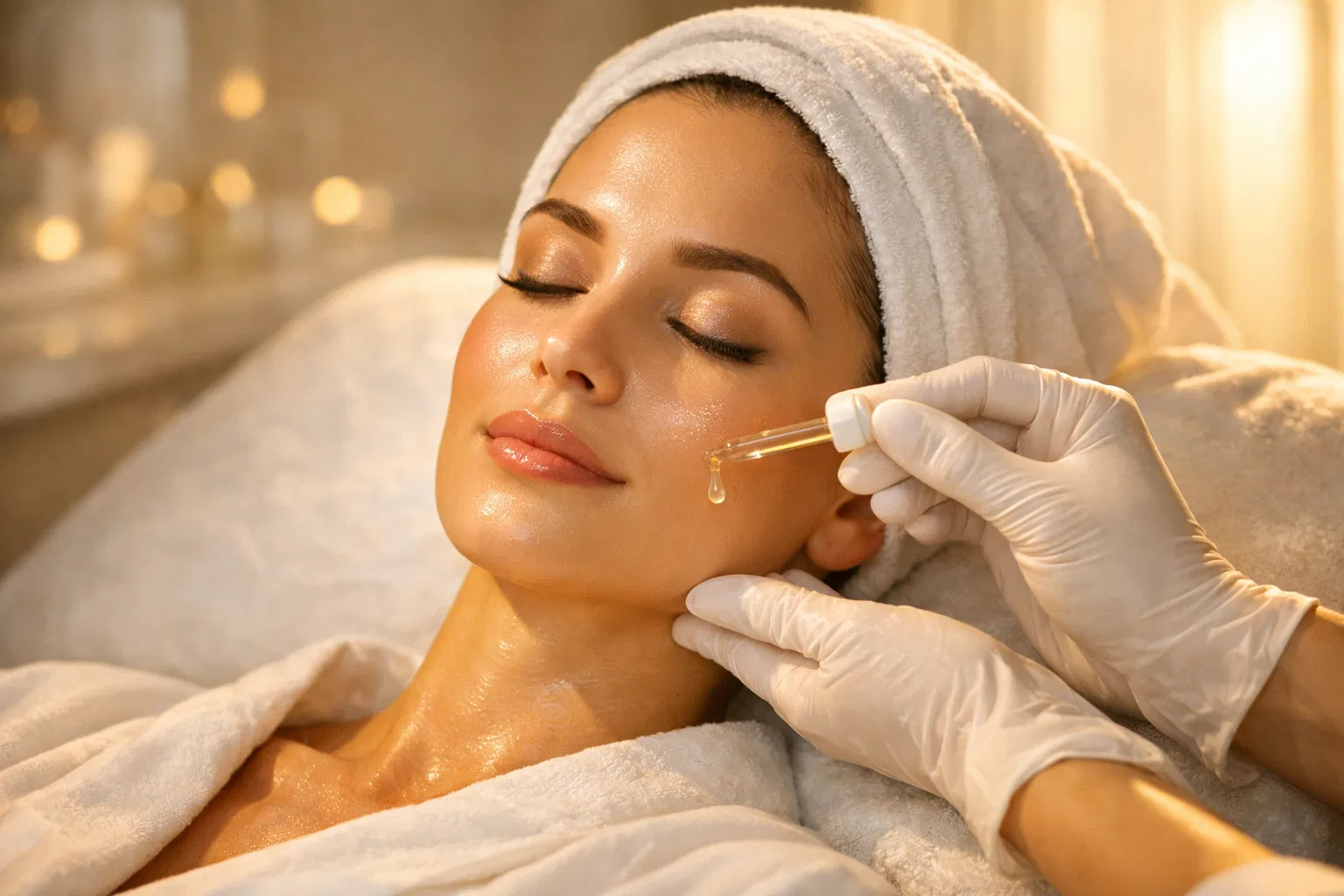 Luxury facial treatment at Envious Beauty