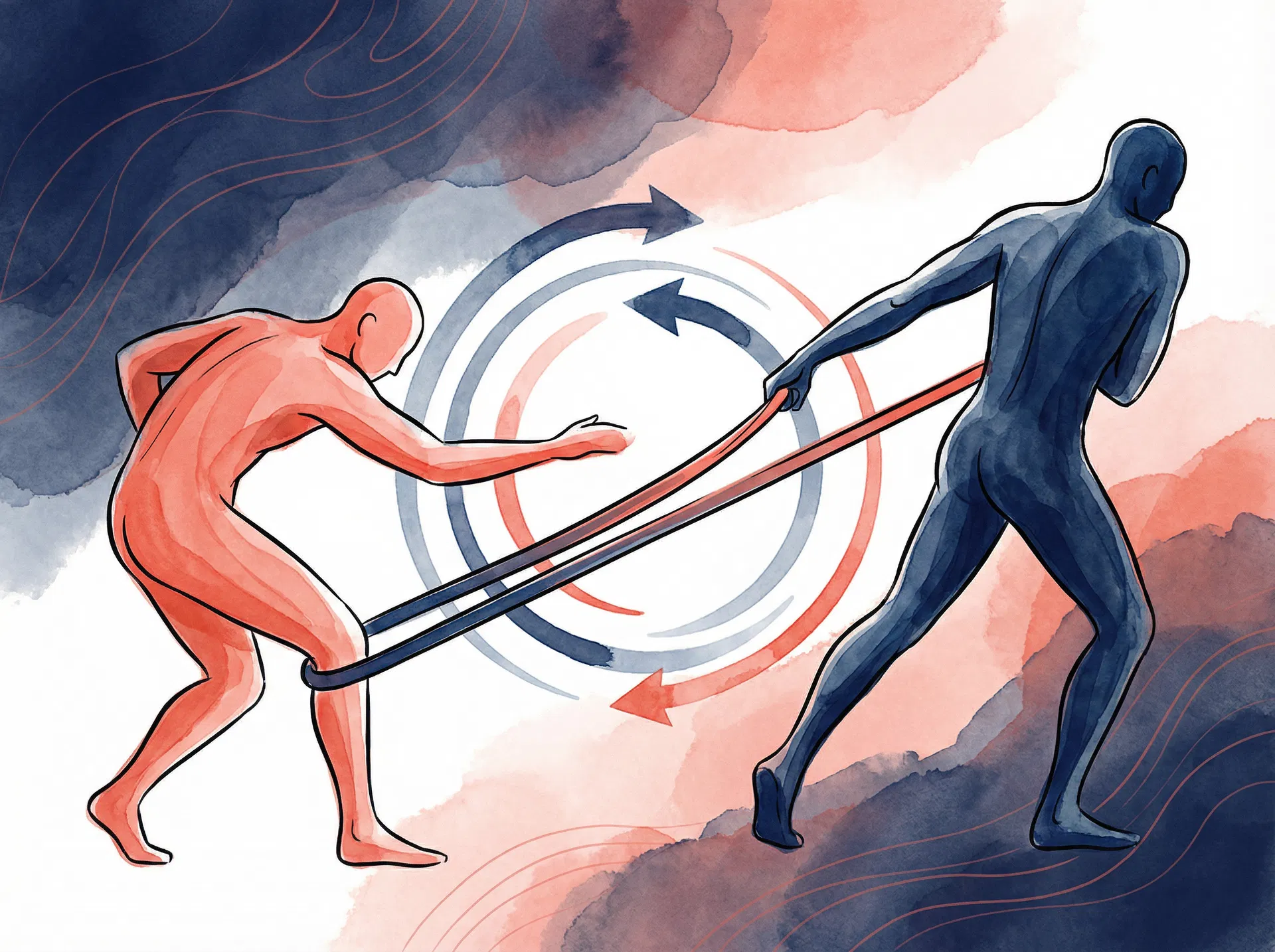 불안형-회피형 커플의 악순환: 추격-도주 패턴 분석과 관계 개선 전략