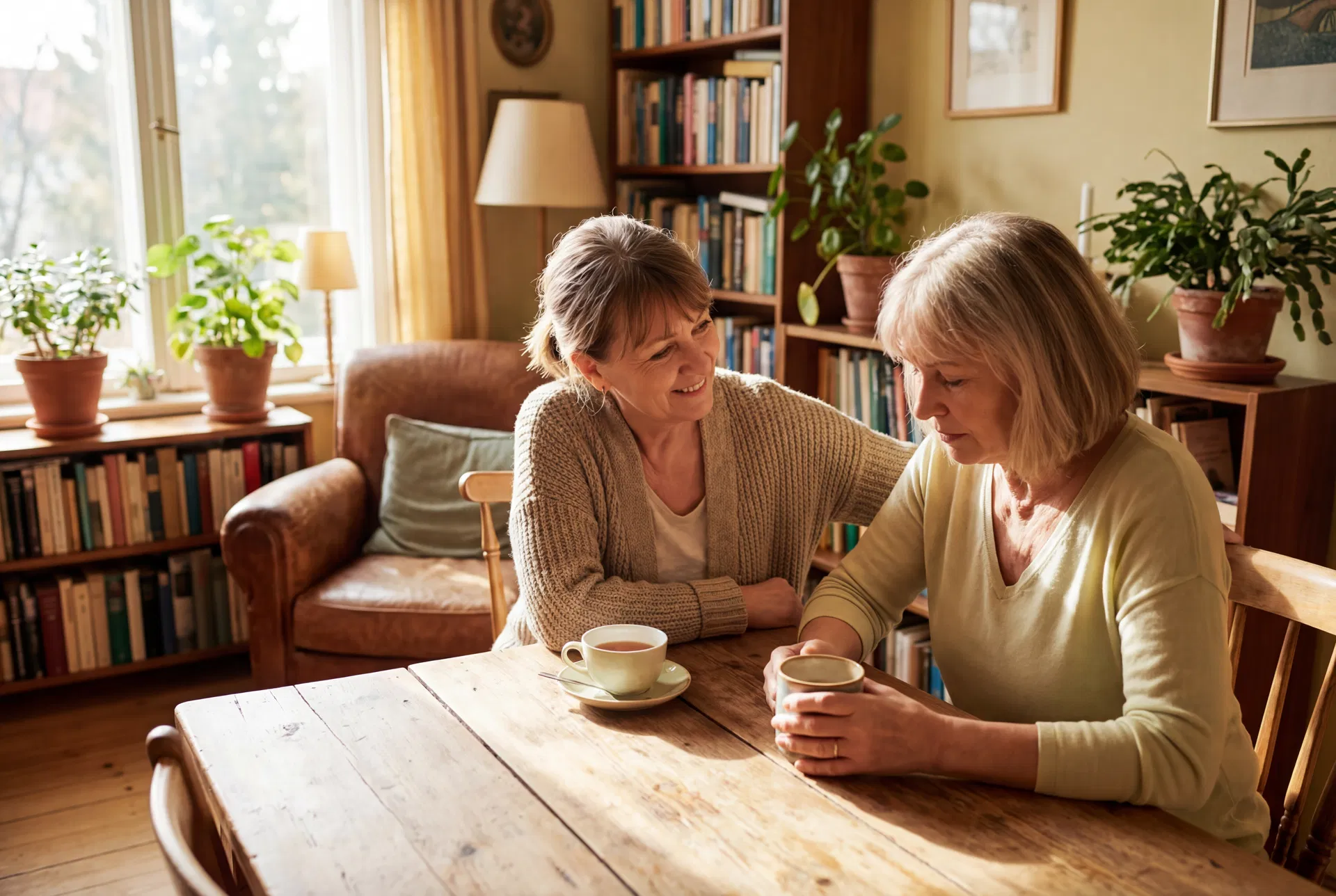 Coaching-Gespräch zwischen zwei Frauen