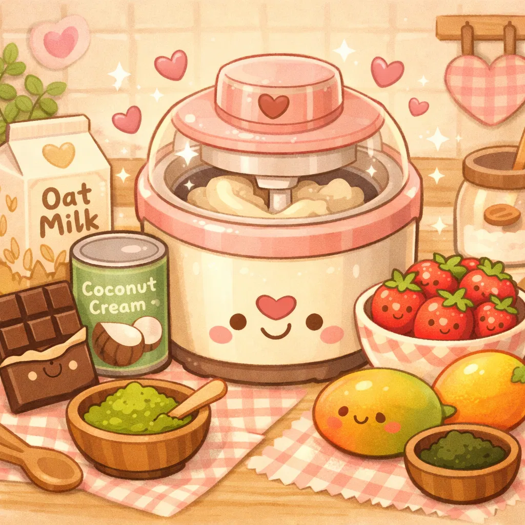 Homemade gelato being crafted