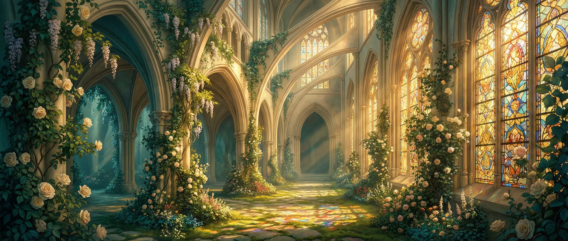 Sacred cathedral garden