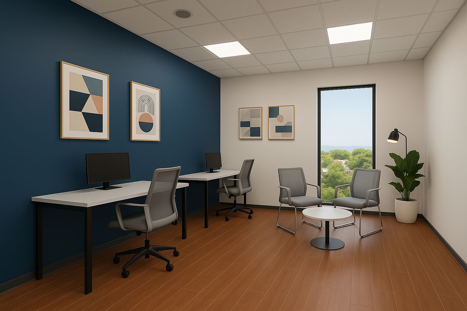 Oficinas con todo incluido en el Centro de Colima cerca de La Piedra Lisa y zona comercial