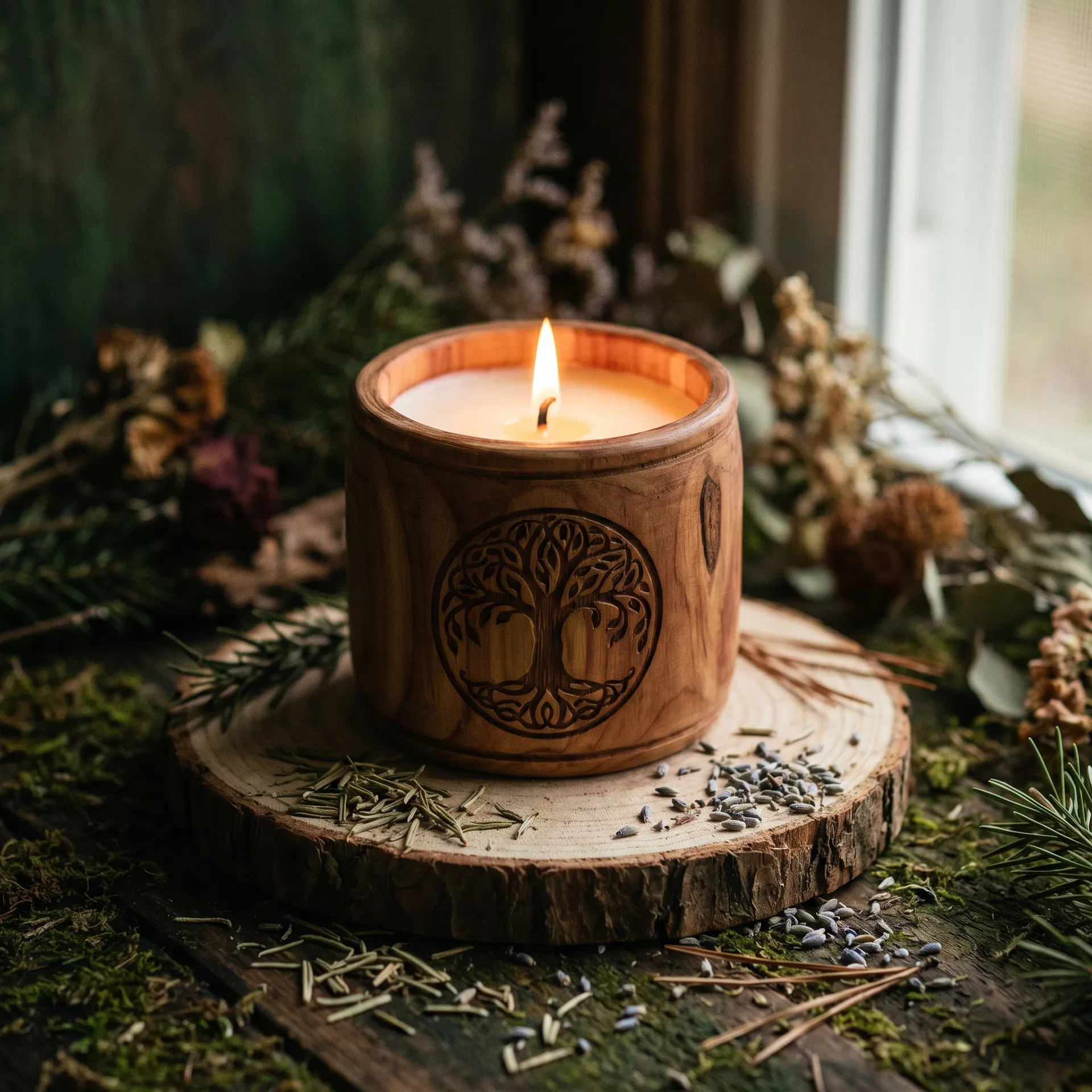Tree of Life Cedar & Sage Candle