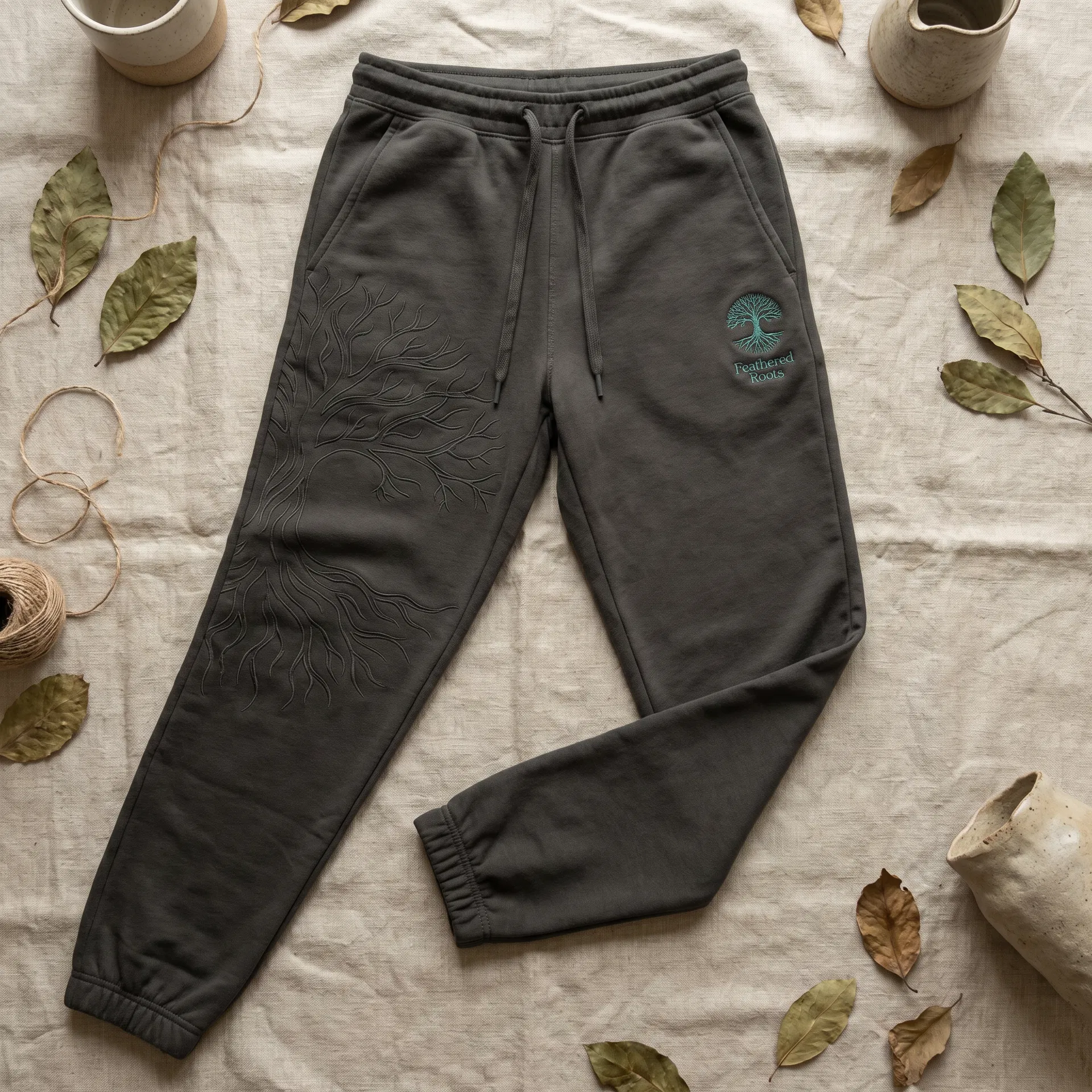 Root Pattern Organic Joggers