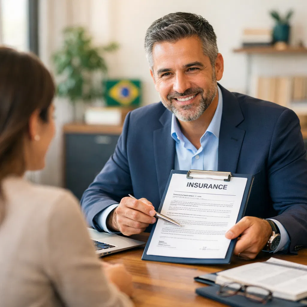 Consultor da Insubras atendendo cliente
