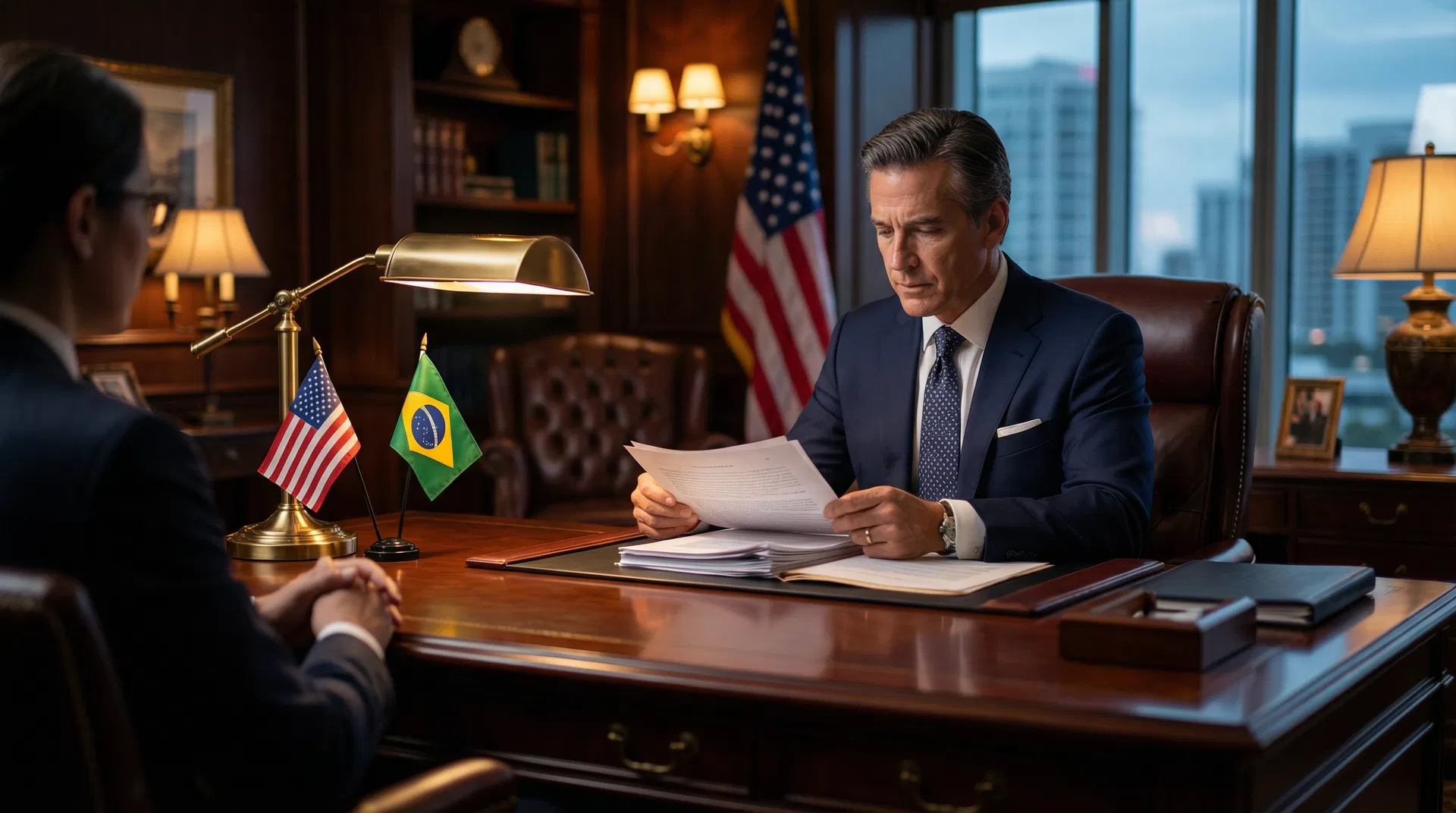 Consulta de orientação imigratória com Leonardo da Silva na Piquet Law Firm em Miami