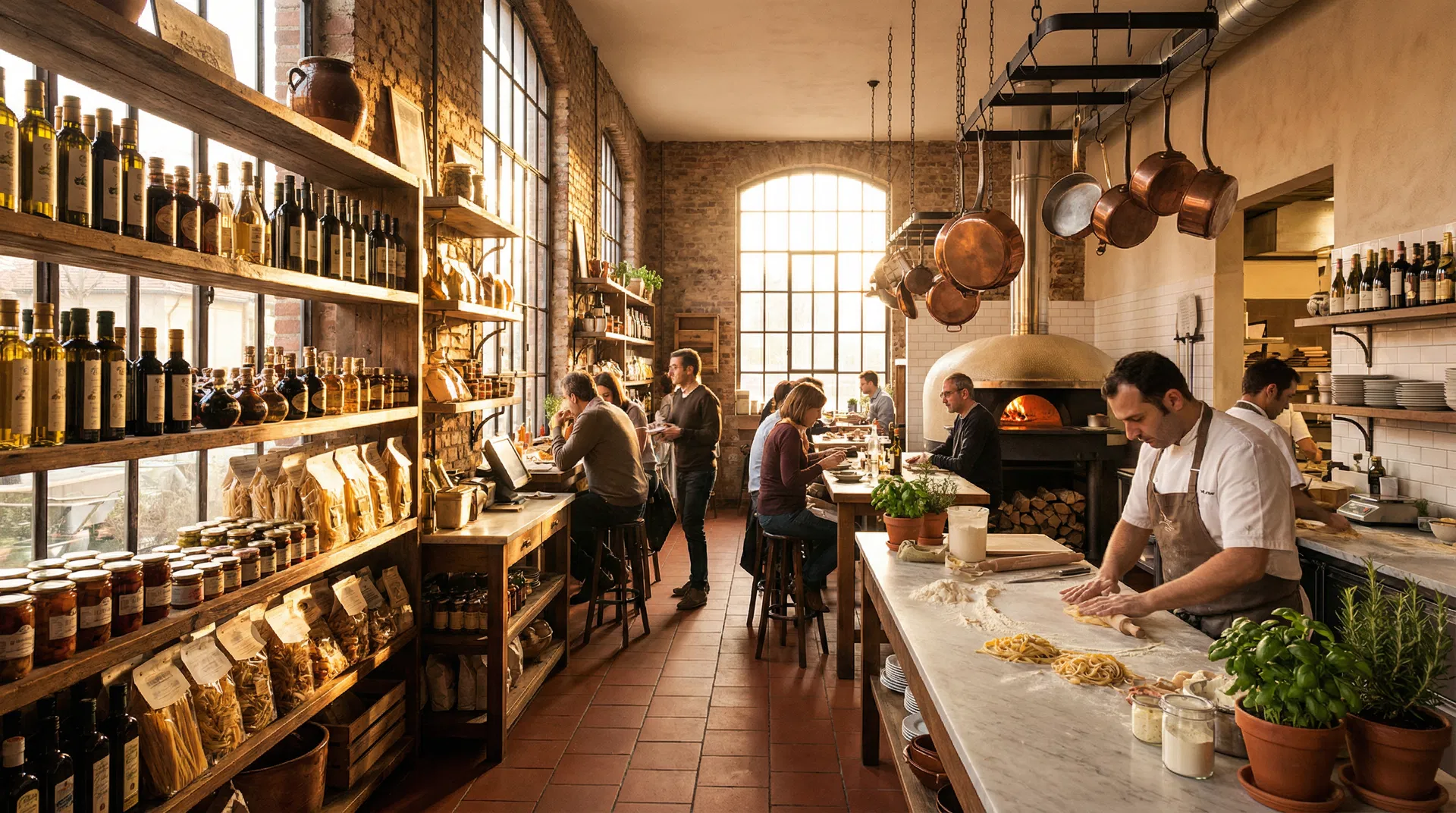 Il Mercato Italian Gourmet Market & Eatery interior