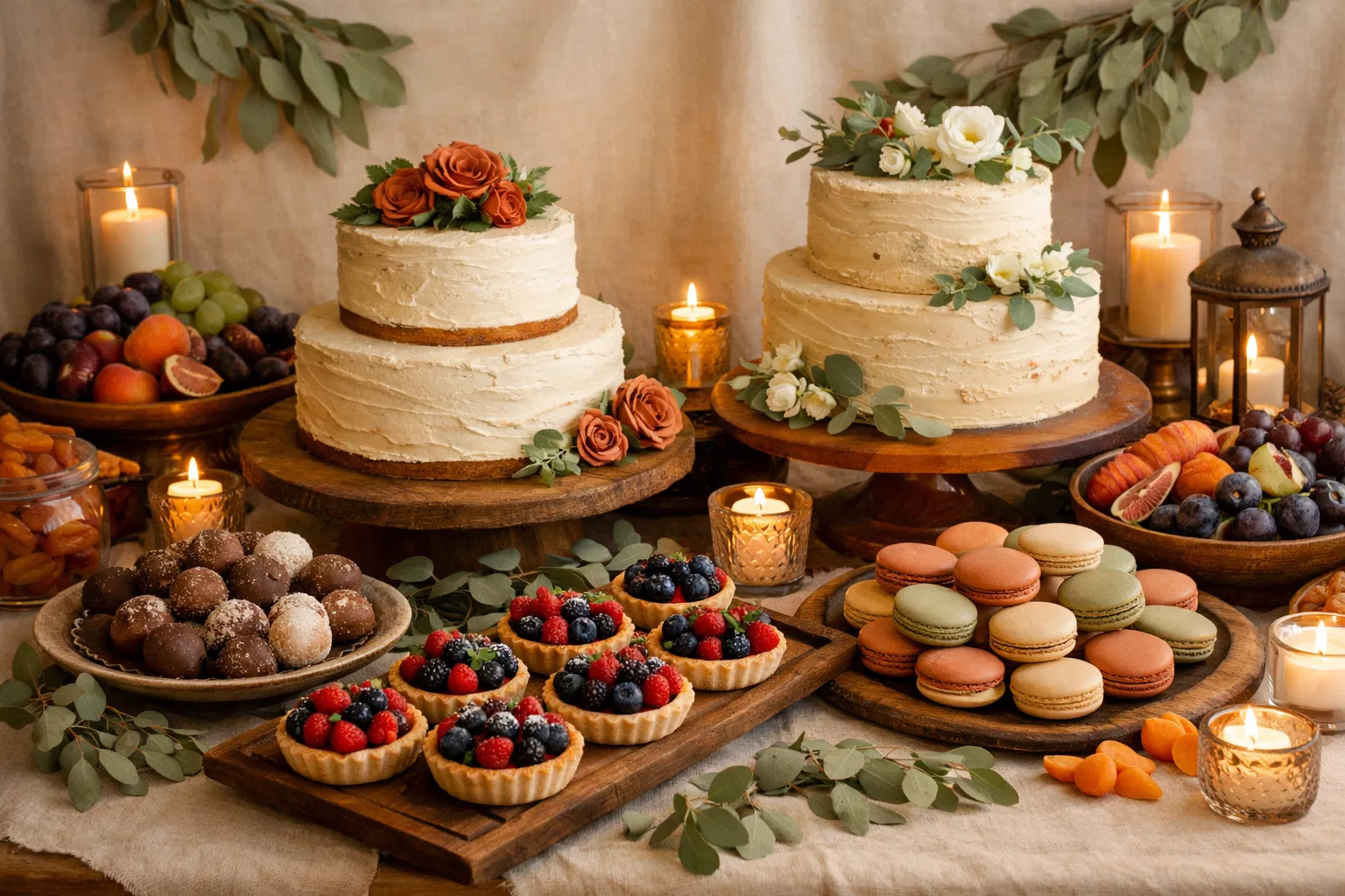 Elegant Dessert Display