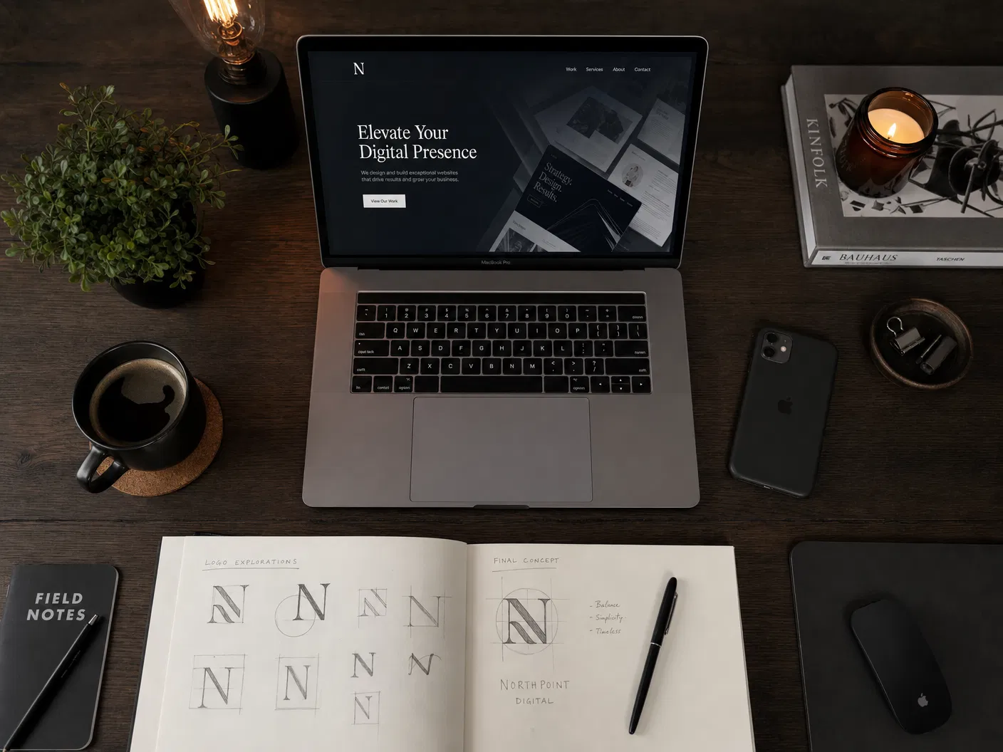 Professional creative workspace — Criltech Media design studio, Liverpool