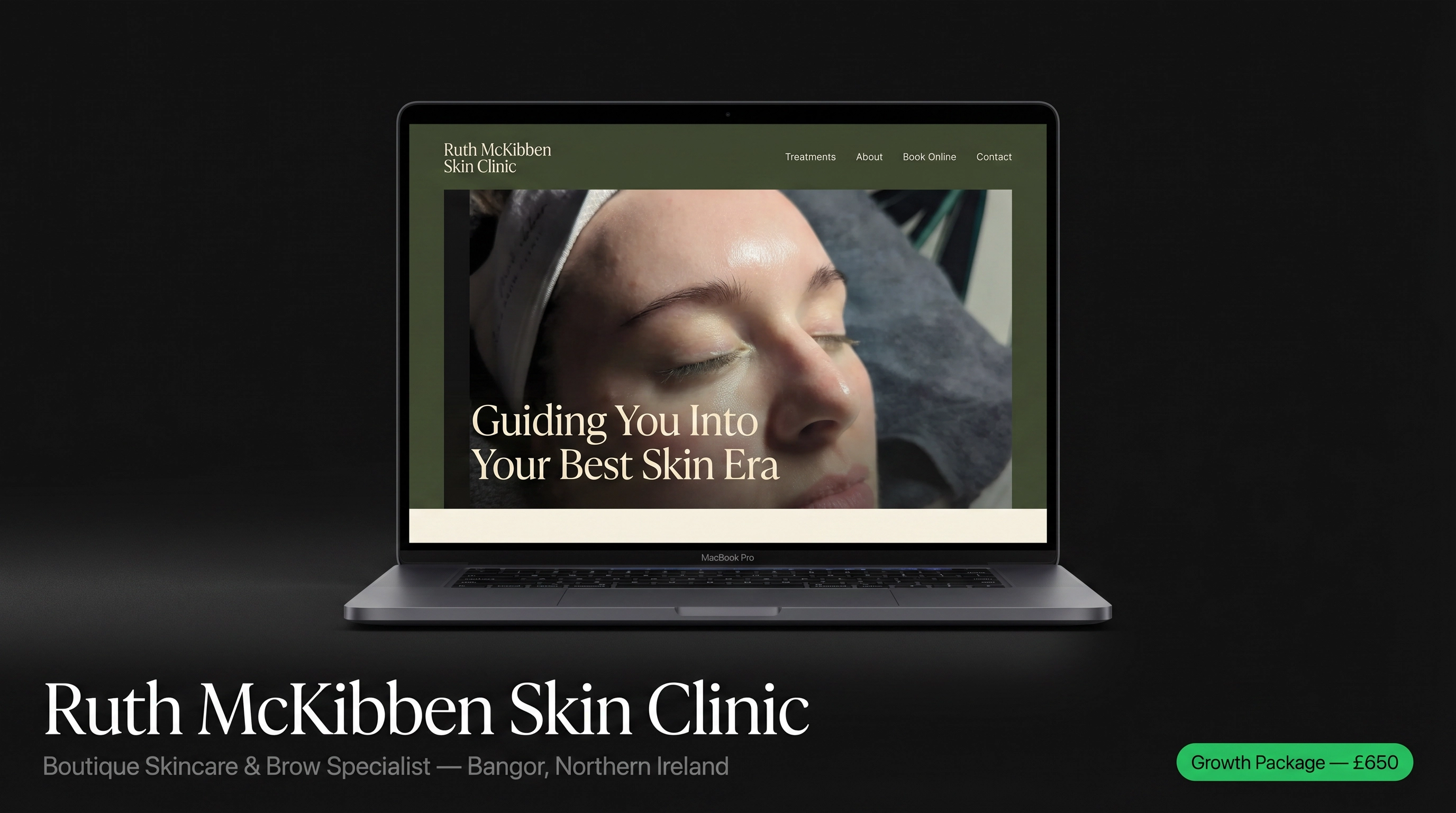Ruth McKibben Skin Clinic website — built by Criltech Media