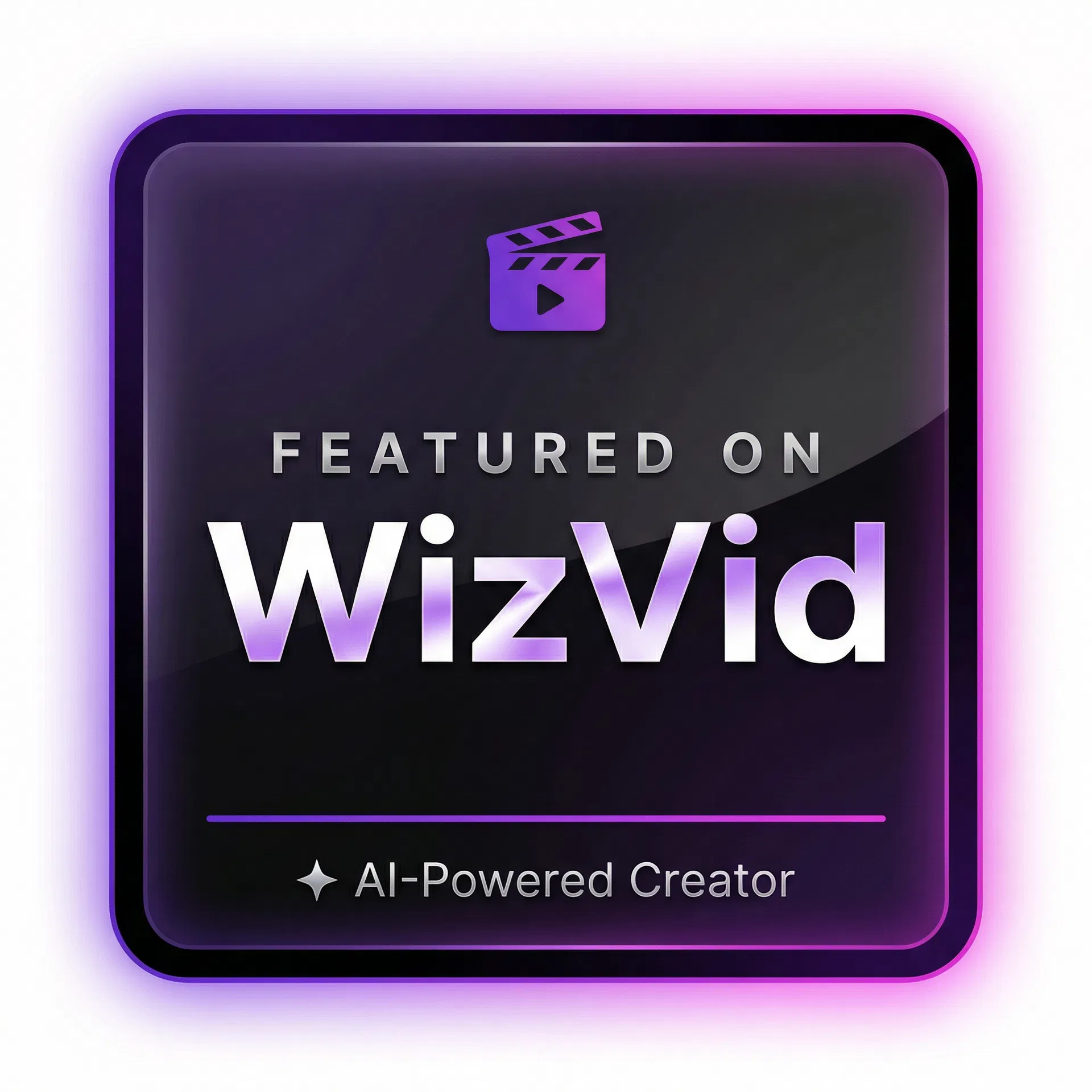 Featured on WizVid badge