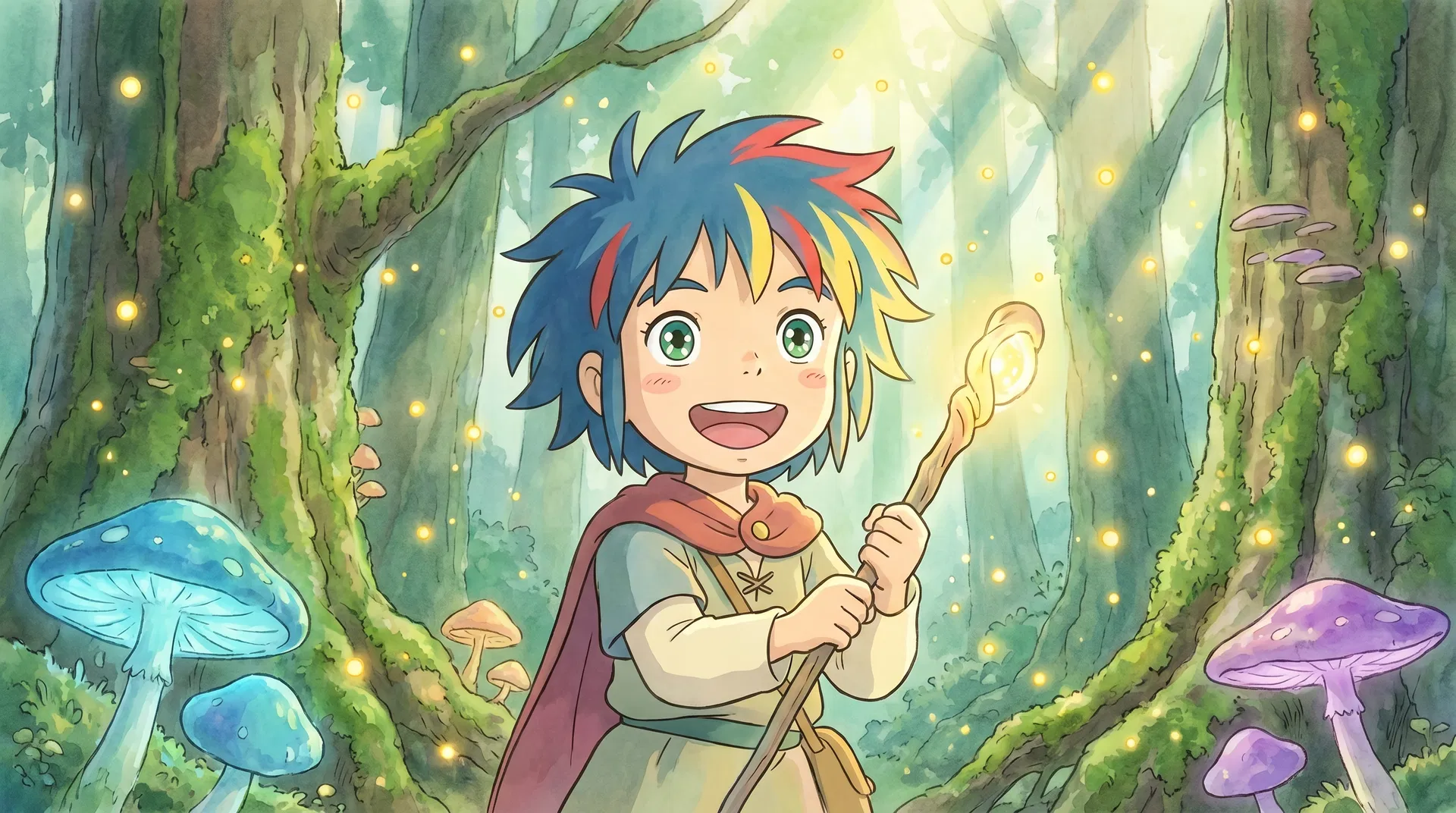 Anime-Inspired animation style