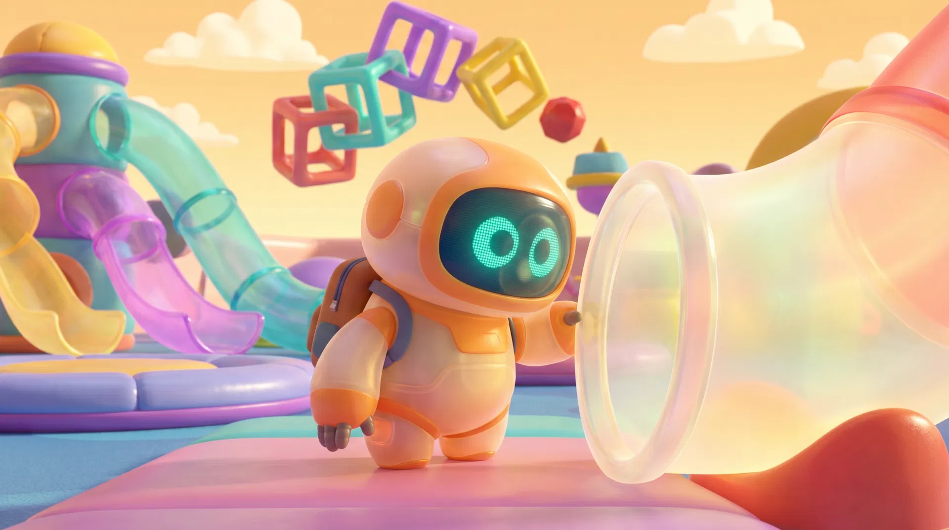 Stylised 3D animation style