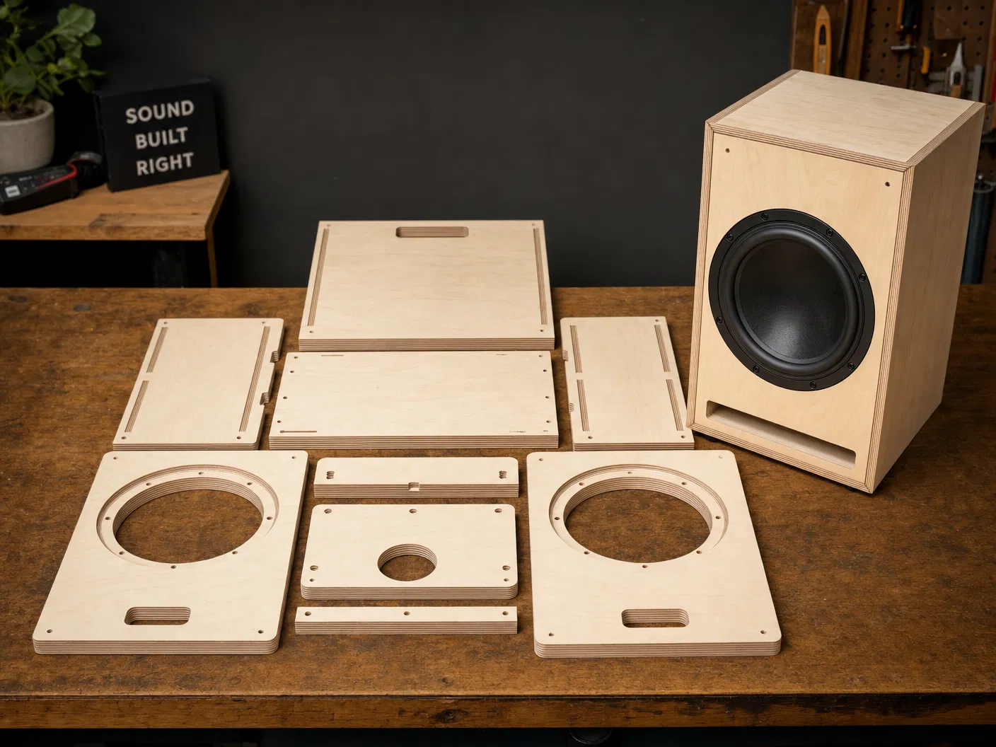 Flat-Pack Speaker Boxes