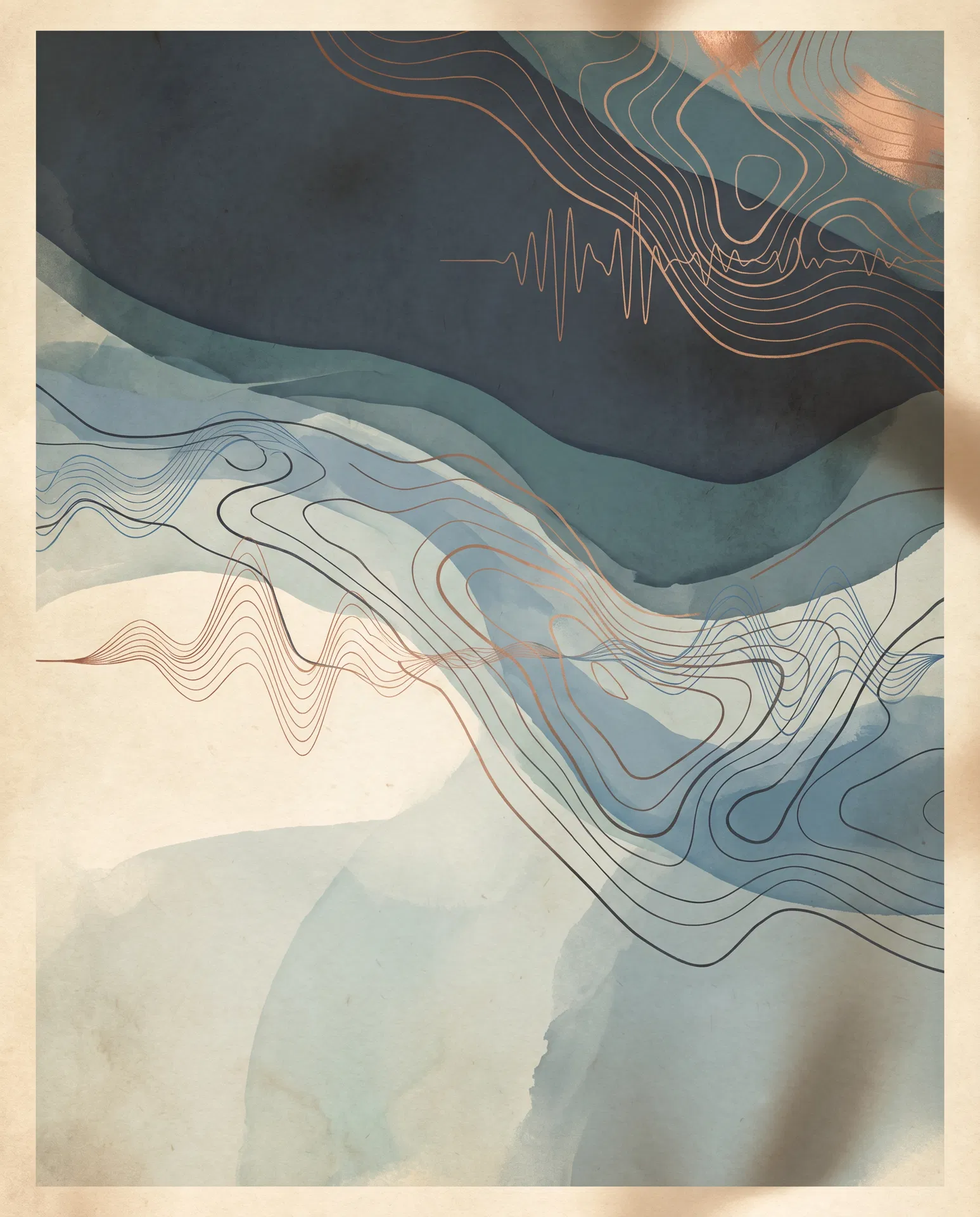 Abstract textured artwork used beside epilepsy information