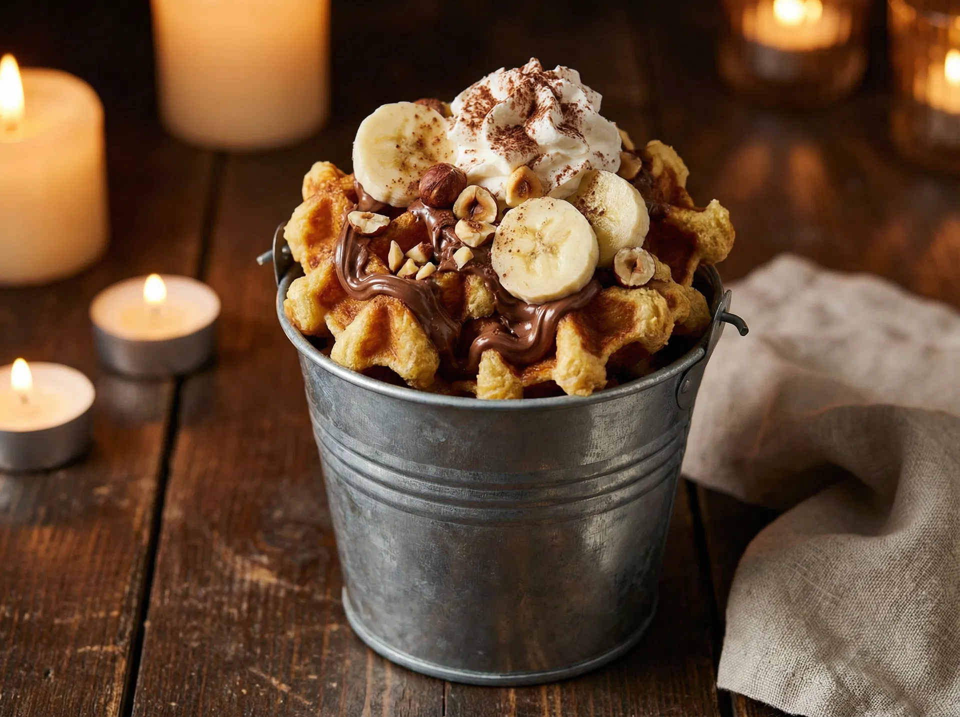 Nutella Dream Bucket — Waffle Can Colorado