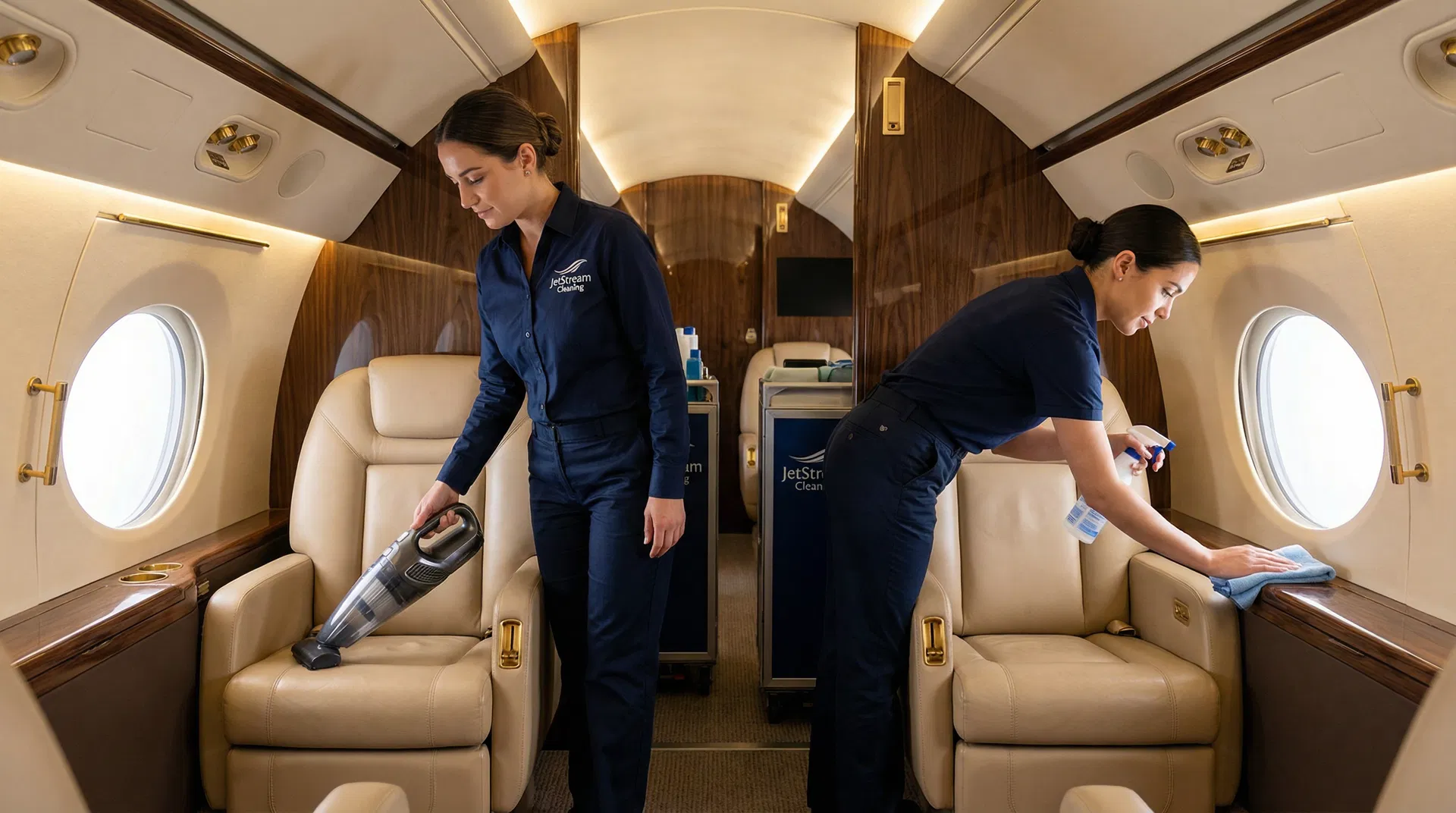 JetStream Cleaning professional team at Denver International Airport