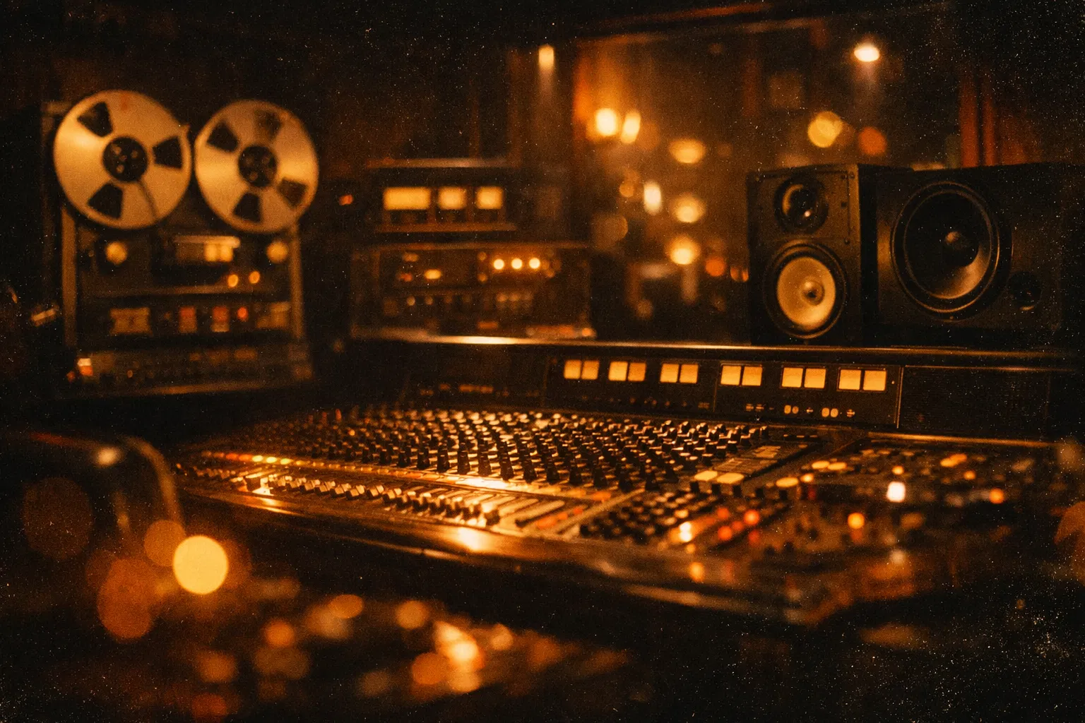 Z. Alexander in the studio