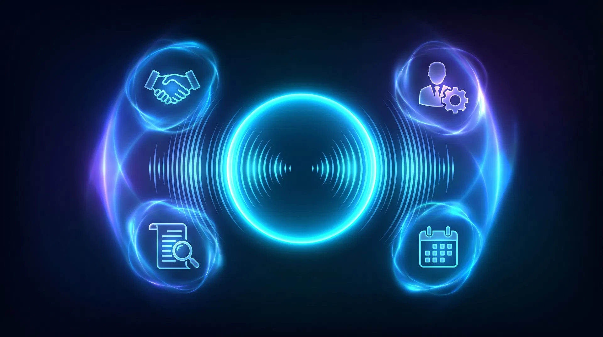 AI chatbot interface showing HR question and answer conversation on mobile phone