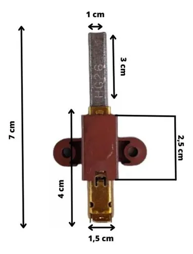 ESCOVA DE MOTOR 06484 S 127V