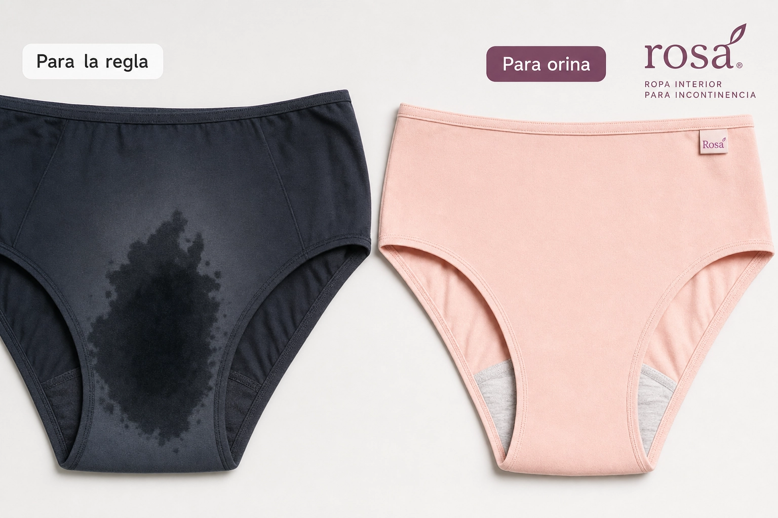 Bragas menstruales no funcionan para incontinencia