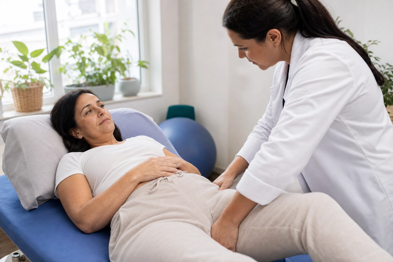 Fisioterapia de suelo pélvico — resultados limitados