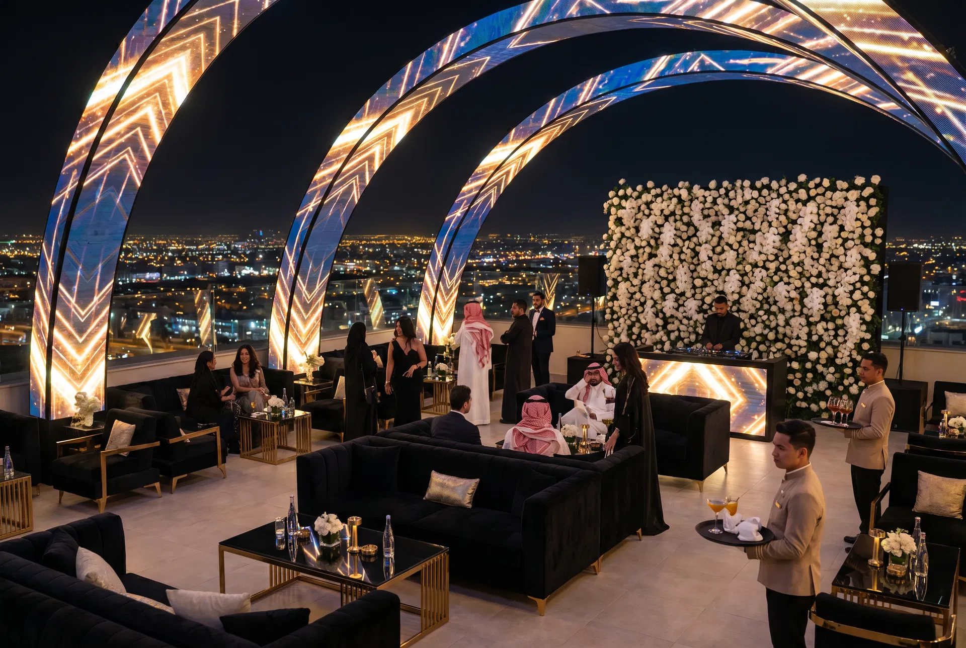 حفلة خاصة على السطح