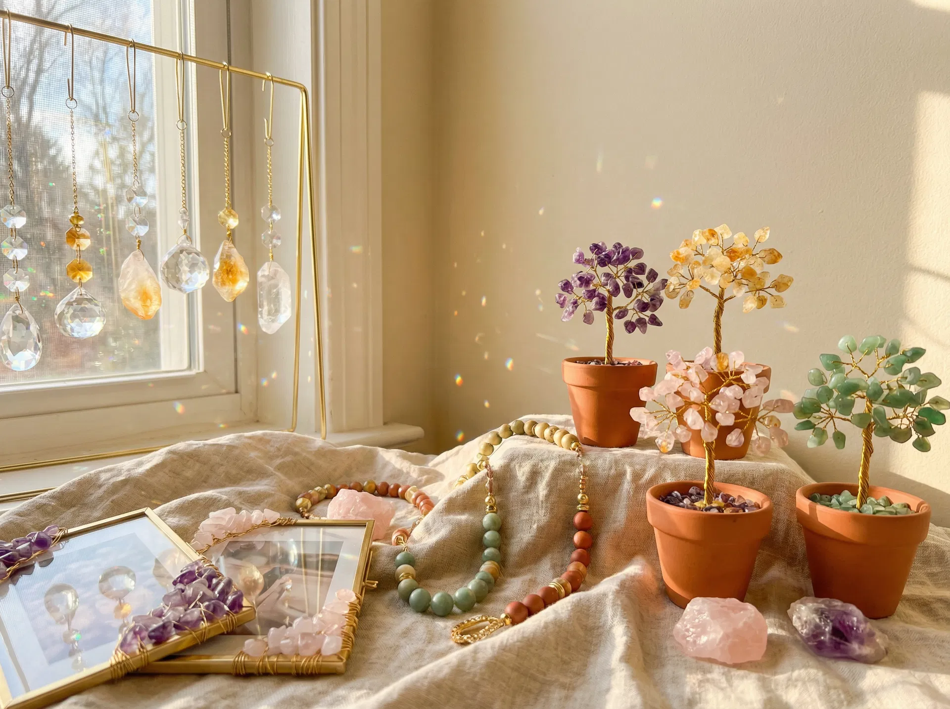 Crystal Gemstone Trees