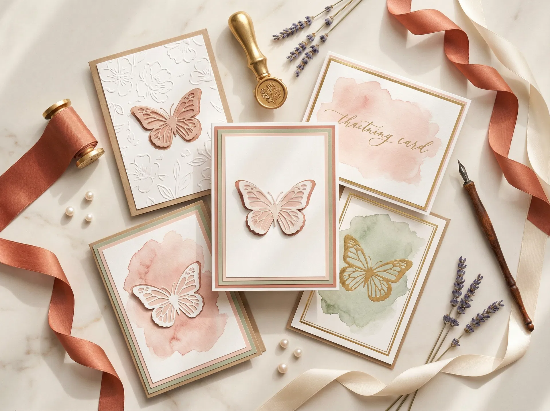 Butterfly Watercolor Cards