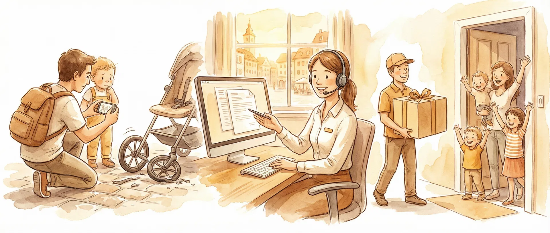 Claims process illustration