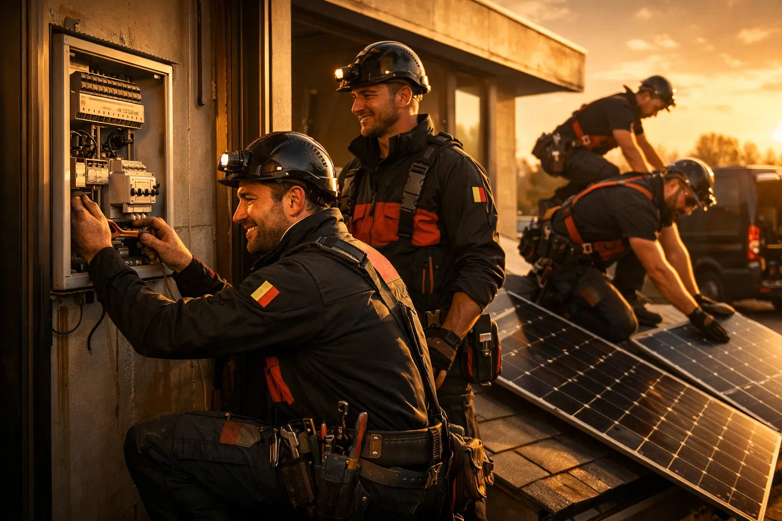 Équipe RTF Entreprise au travail