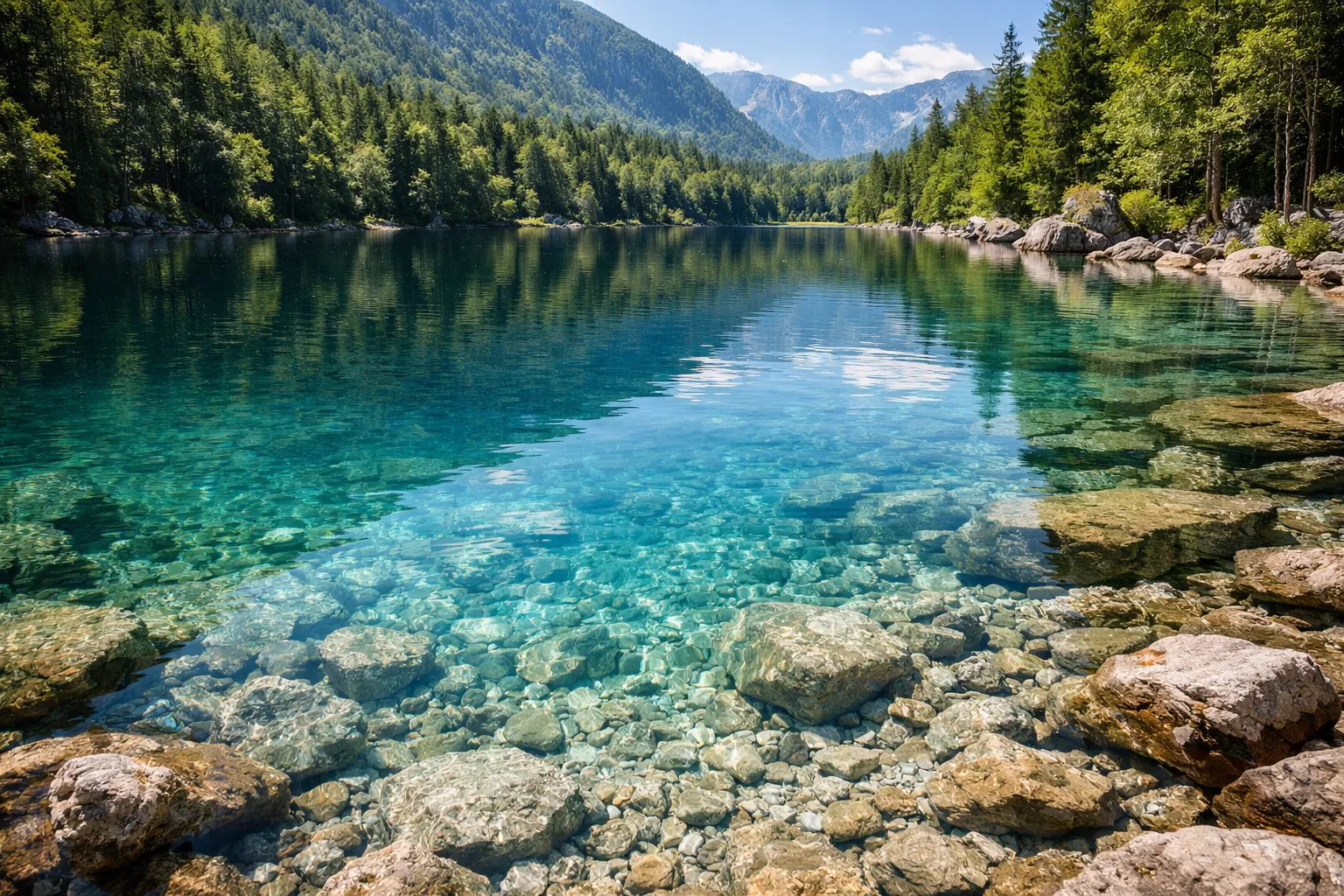 Crystal clear water representing environmental conservation