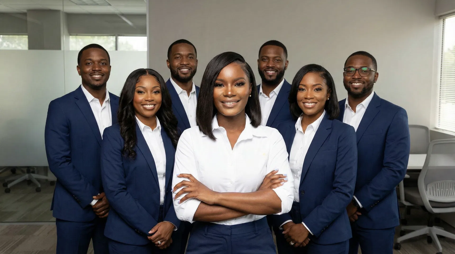 The ELG team — Coach E and 7 licensed insurance agents