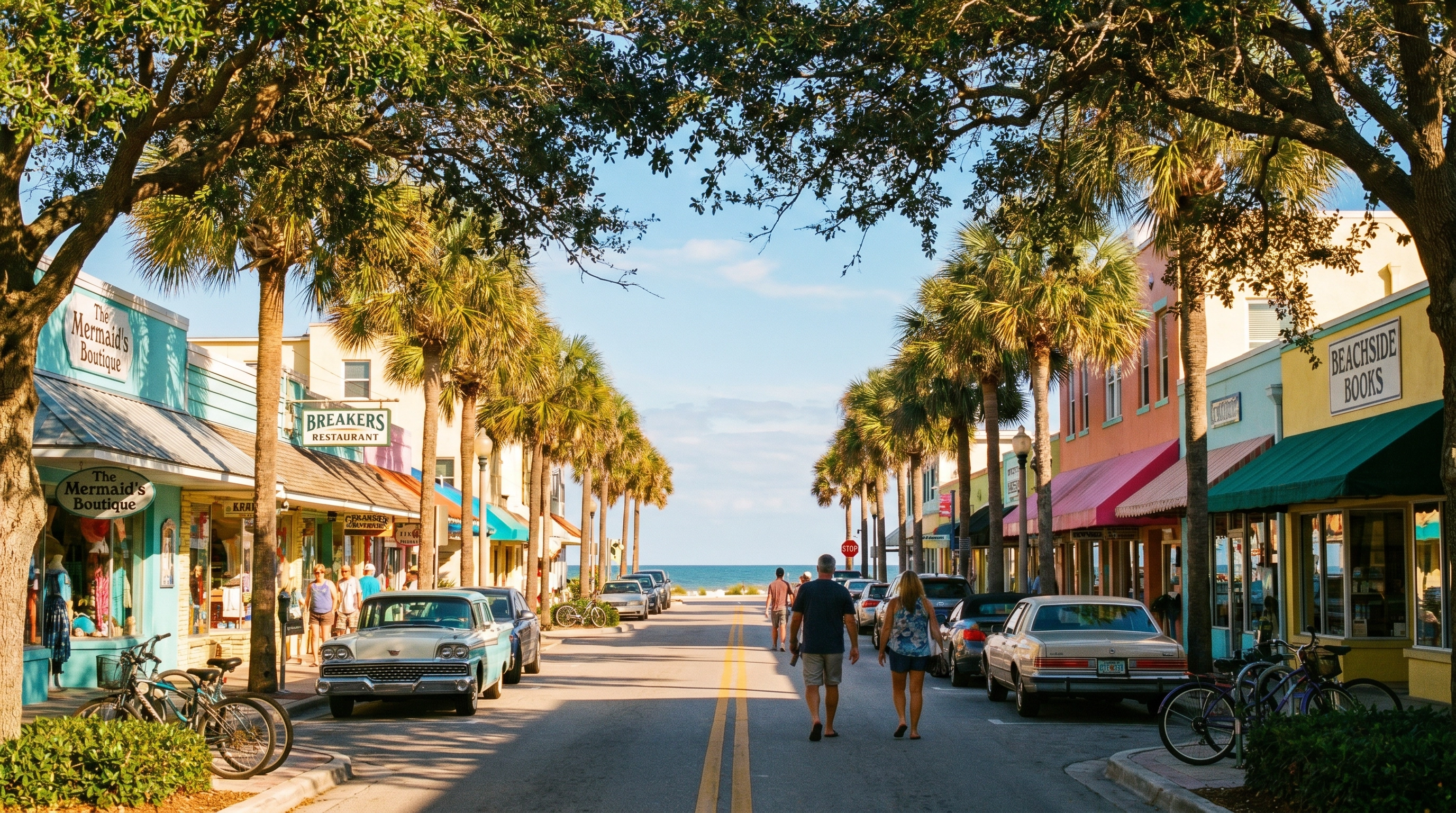 Flagler Avenue in New Smyrna Beach