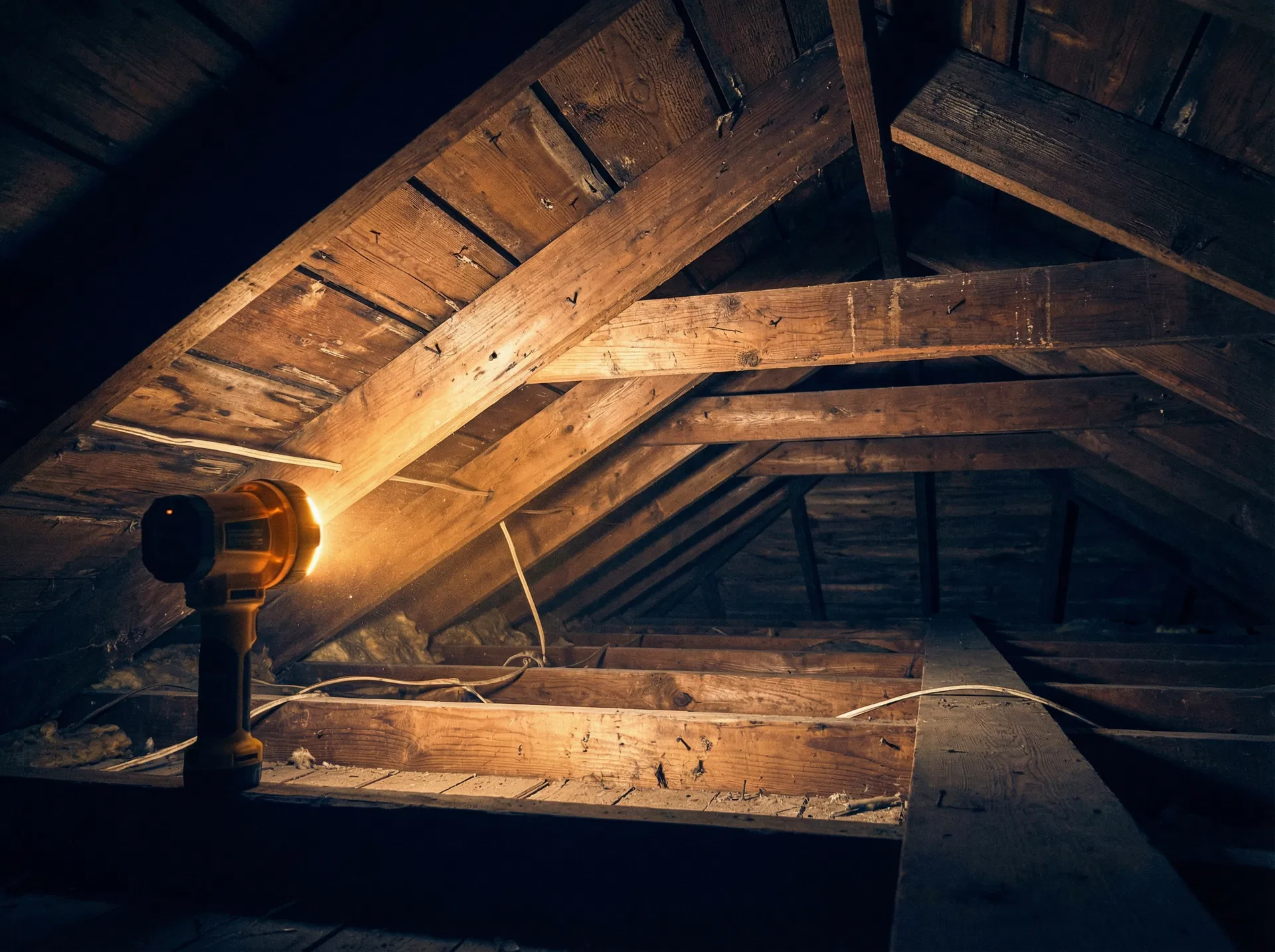 Home inspection attic